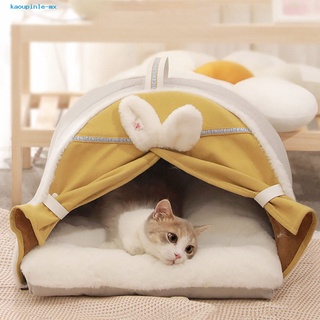 kaoupinle - cama extraíble para gatos, portátil, para mascotas, para gatos, mantener el calor para todas las estaciones (2)