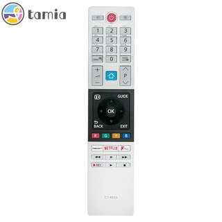 Tamia control Remoto CT-8533 Para TOSHIBA 4K HD Smart TV C/botón Netflix Fplay