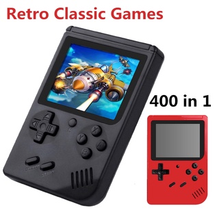 [con caja] 400 en 1 retro fc classic consola de juegos mini portátil gameboy gamepad