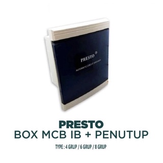Presto Box Mcb 4/6/8/12 grupo Inbow + tapa - Mcb Box plantación Presto