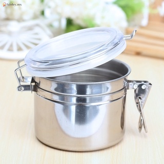 Stainless Steel Airtight Sealed Canister Coffee Flour Sugar Tea Container Holder (8)
