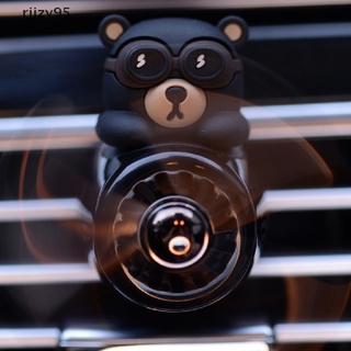 [rjjzv95] Bear Pilot Car Air Freshener Rotating Propeller Outlet Fragrance Car Accessories [new]
