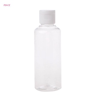 peace 100ml maquillaje de viaje vacío botellas de plástico flip cap para crema loción líquida