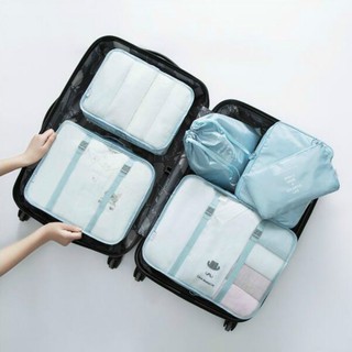 rhs online 6pcs cubos de embalaje para viajes set organizadores de equipaje conjuntos