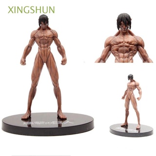 XINGSHUN Collection Toy Anime Attack on Titan Children Gifts Eren Yeager Attack on Titan Figure PVC Action Collection Model Figure Toys Doll Miniature Model Toy 15cm Japanese Anime