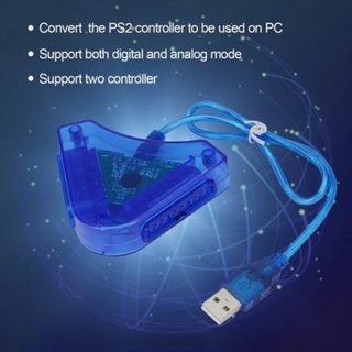 (★) Cable Adaptador USB Dual Player Para PS2/Control De Juego (5)