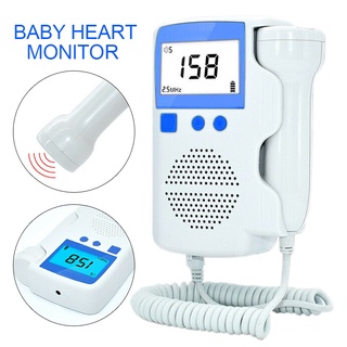3.0 MHZ Fetal Heart Rate Detector Pregnant Pocket Doppler LCD Baby Heart Monitor ☆WeCynthiaAmo (6)
