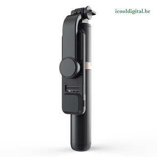 Palo De Selfie Q03S con Bluetooth De aluminio con control Remoto+luz De relleno