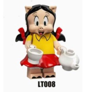 Lego looney tunes petunia pig Not Box disney dibujos animados mf bootleg