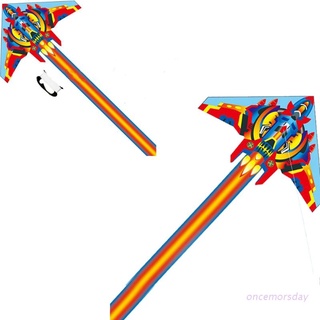 una vez montar cometa de una sola línea nave espacial cometa al aire libre viento volando juguete regalo para niños pequeños deportes al aire libre juego fácil vuelo kite