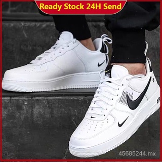 Listo Stock Kasut Nike Air Force 1 Hombre Mujeres Zapatillas De Deporte Par Zapatos casual Planos