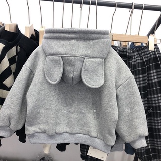Suéter para niños con capucha bebé caliente top [hesichengyou.my10.9] (6)