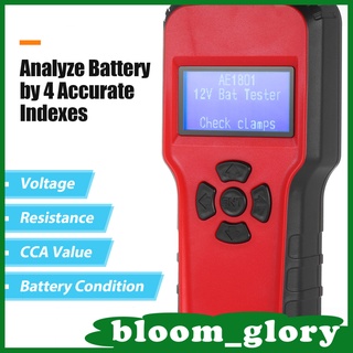 [BLOOM] Battery Tester Battery Analyzer CCA Diagnostic Tool Heavy Duty Upgrade