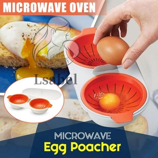 poacher de huevo doble portátil vaporizador de huevos para horno de microondas utensilios de cocina