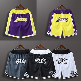 Lakers Baloncesto Pantalones Cortos Deportivos Vintage James 5 Puntos Sueltos