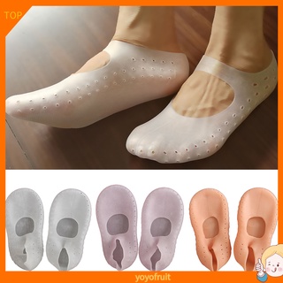Yoyo calcetines antideslizantes inferior transpirable correa de silicona diseño cuidado de pies calcetines cortos para interior (1)