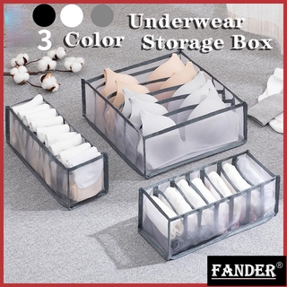 Organizador caja cajón sujetador de almacenamiento organizadores armario calcetines cajón armario armario 3 piezas/set (1)