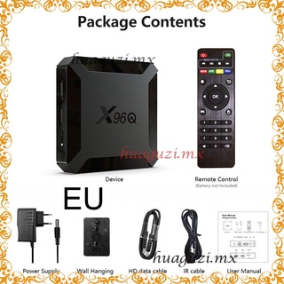 X96Q Android 10.0 4K High Definiton Set-top Box Smart TV Box Player Media[[]~(￣▽￣)~*