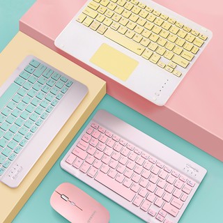 Mini Wireless Bluetooth Keyboard And Mouse Rechargeable Noiseless
