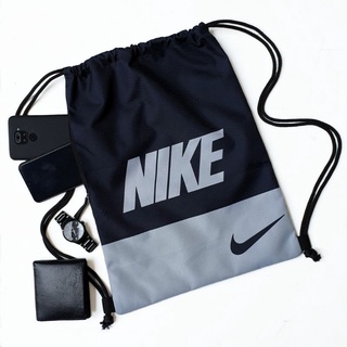 Nike bolsa con cordón negro ceniza Gymsack Futsal fútbol bolsa de dibujo bolsa de deporte zapato bolsa