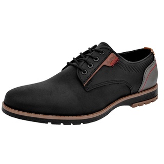 Negro Total Zapato casual para hombre negro gris, código 101006-3