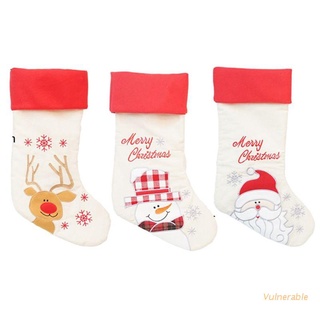 Vulnerable Cute Cartoon Large Christmas Socks Boots Christmas Kids Candy Gift Bag Christmas Decorations