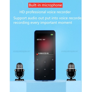 Reproductor De Música MP3 MP4 Walkman Incorporado De Alta Capacidad Grabadora MP3 Portátil Soporte Bluetooth audio MP5 Botón Táctil (2)