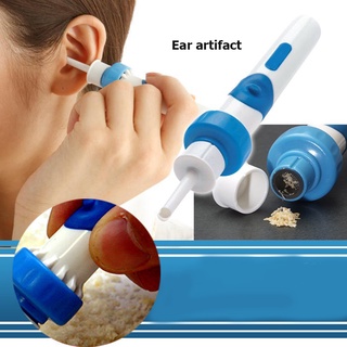 moda bebé limpiador de oído eléctrico dilatación de oído cabeza suave oreja ventosa cera recogedor