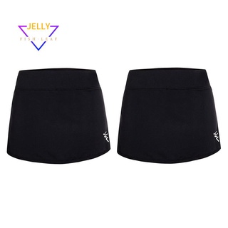 2 faldas ligeras para mujer active athletic skort con bolsillos para correr tenis golf entrenamiento, l & xl (1)