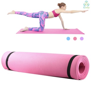 [*¡nuevo!]Estera de espuma EVA de 6 mm de grosor antideslizante para Yoga Pilates, 68 x 24 pulgadas