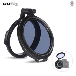 Rmf UURIG R-49 49mm sistema de filtro rápido lente de cámara ND filtro adaptador de Metal anillo Compatible con cámaras DSLR Olympus