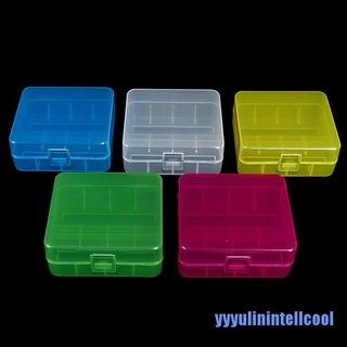 [yyyulinintellcool] 26650 caja de plástico duro titular de la caja de almacenamiento de la caja organizadora de batería (1)