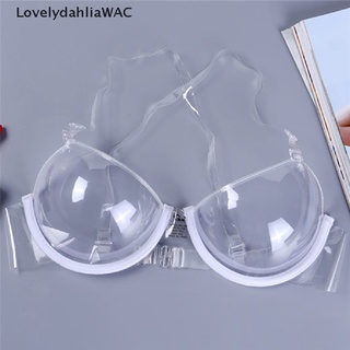 [lovelydahliawac] moda transparente transparente push up sujetador correa invisible sujetadores mujeres con aros nuevo recomendado