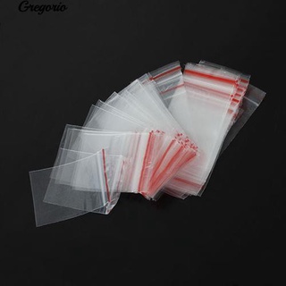 Bolsas de plástico transparentes con sellado tipo ziploc 4x6 cm usos múltiples 10 pzas + regalo