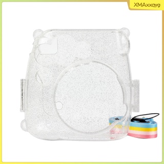 [xmaxxqyg] Crystal Mini Camera Pouch Photography Bag Case for Fujifilm Instax Mini 8, Mini 8+, Mini 9 Instant Film Camera +