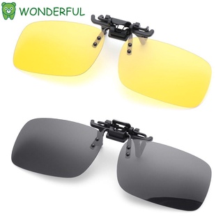 Maravilloso al aire libre polarizado gafas gafas de visión nocturna gafas de sol Clip-on para gafas graduadas UV400 moda Anti-deslumbramiento gafas de conducción