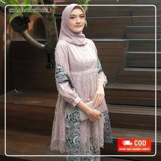 Solo batik - conjunto de blusa javanesa bati uniforme/moderno graduación batik Javanese blusa/blusa Premium perla Javanese blusa/ Premium Maura batik Set