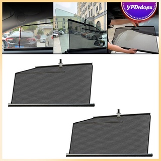 [venta caliente] 2x protectores de sol para ventana lateral para tesla model x uv rays protection (8)
