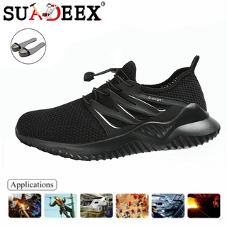 Mens Woman Mens Woman Safety Shoes Steel Toe Cap Work Boots Lightweight Hiking Trainers
