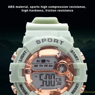 Reloj electrónico para estudiantes deportes de estilo coreano simple temperamento reloj masculino deportes impermeable reloj electrónico (6)