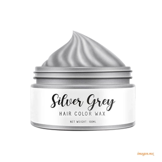 LAA7-plata desechable tinte para el cabello crema, cera para colorear adulto Unisex