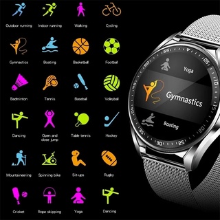 2021 Nuevo Bluetooth Llamada Reloj Inteligente Hombres Full Touch Deporte Fitness Relojes Impermeable Frecuencia Cardíaca Banda De Acero Smartwatch Android iOS (3)