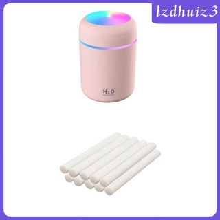 [NANA] Humidificador USB rosa difusor con aceites esenciales + 10 palos