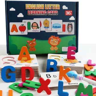 [GYB] Cartas a juego de cartas rompecabezas para niños bloques de construcción juguetes de educación temprana