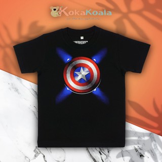 Camiseta negra niño superhéroe personaje edad 2 años - 12 años | Camiseta para niños importación hoy