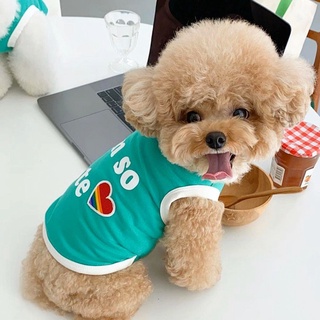 perro teddy pomeranian pomeranian cachorro schnauzer poodle pequeño perro mascota ropa chaleco verano delgado (4)