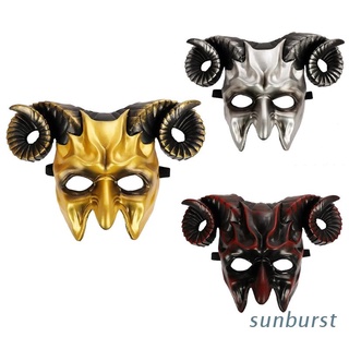 sunb buey cuerno máscara headwear carnaval cara completa máscara de halloween cosplay suministros de fiesta (1)