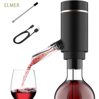 ELMER Kitchen Wine Dispenser One-Touch Wine Oxidizer Filter Wine Aerator Pourer Instant Electric Home Smart Quick Aeration Automatic Decanter