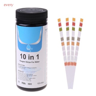 every Pool and Spa Test Strips for Hot Tubs, 10-in-1 Spa Test Strips for, 50 Count,Total Alkalinity,pH,Hardness,Iron,Copper