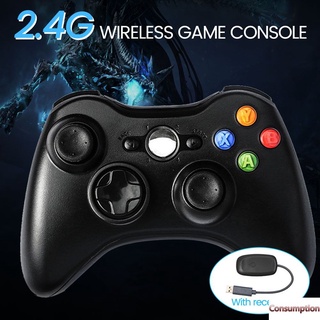 Para Xbox 360 Gamepad 2.4G Controlador Inalámbrico Con Receptor De PC Para Windows 7 8 10 Dual-vibration Joystick CO